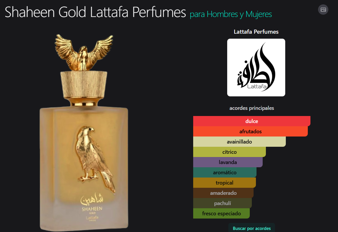 Inspiracion Shaheen gold